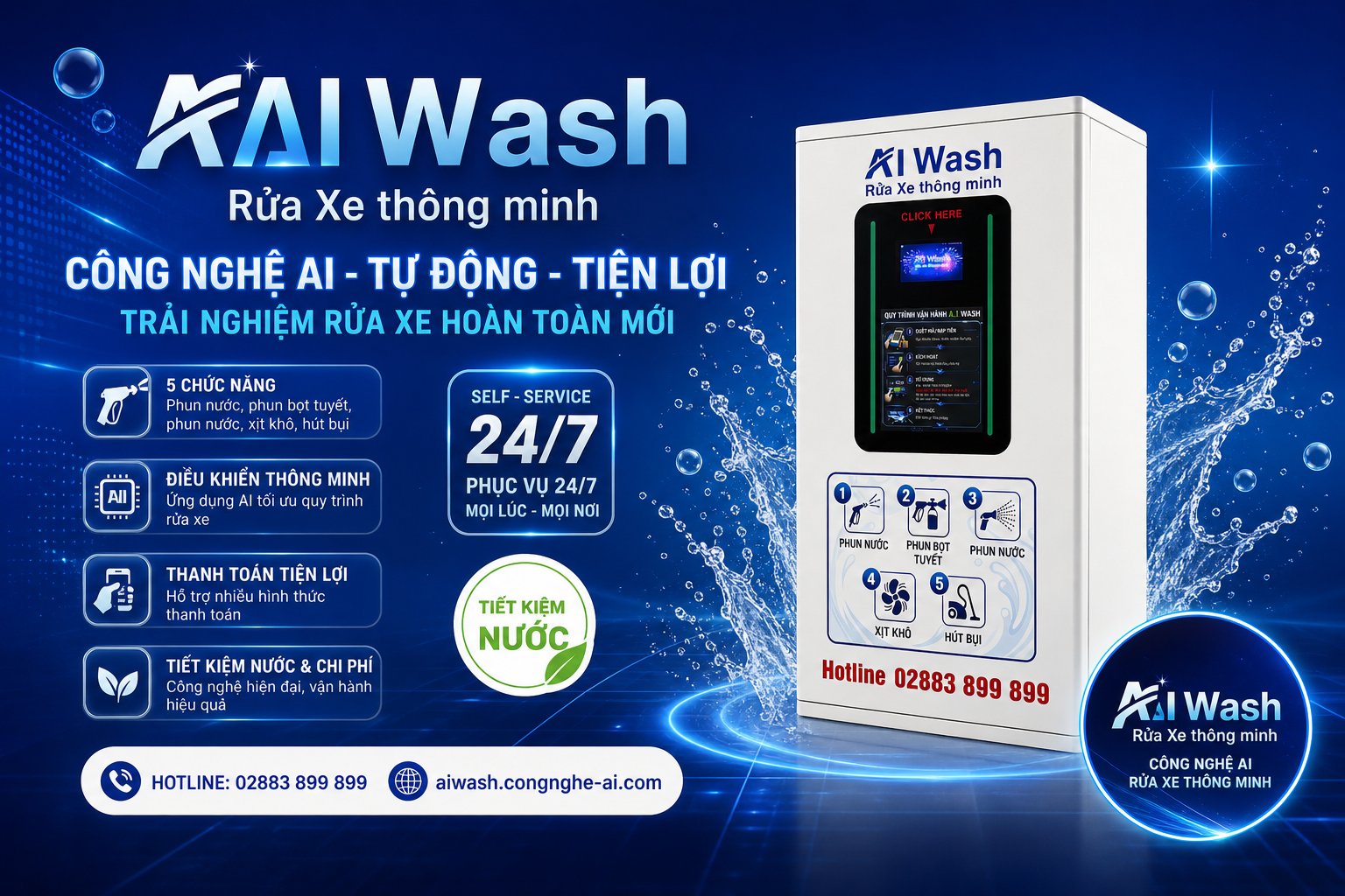 Trạm rửa xe A.I Wash